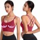 thumbnail image 4 of WILLBEST Brasier Sin Costuras Para Mujer Sujetadores Deportivos Con Espalda Cruzada Para Mujer, Acolchados, Con Tiras Cruzadas, Para Yoga, Entrenamiento Y Fitness, De Bajo Impacto, 2 Unidades, 4 of 4