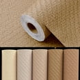 thumbnail image 2 of Fabric Wallpaper Textured Contact Paper (24in X 393in) Grasscloth Peel and Stick Faux Linen Wall Paper Self Adhesive Vinyl Wallpaper (Tan), 2 of 5