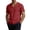 Red, variant on hoksml Men's V Neck Short Sleeve Cotton Linen T Shirt, Solid Color Breathable Casual Tops for Beach Daily Wear and Summer Casual