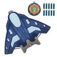 thumbnail image 1 of EVA Soft Bullet Shooting Pistol Glowing Catapult Plane Toy Children One Click, 1 of 7