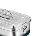 thumbnail image 4 of Bento Box, Stainless Steel Bento , Design with Lockable Clips, Metal Lunch Containers for Adults 2000ml, 4 of 7