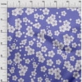 thumbnail image 3 of oneOone Cotton Poplin Purple Fabric Asian Japanese Floral Diy Clothing Quilting Fabric Print Fabric By Yard 42 Inch Wide, 3 of 5