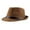 Coffee, variant on DQRPSEETB Mens 1920s Panama Fedora Hat Women Summer Mesh Straw Sun Hat Short Brim Cuban Trilby Derby Jazz Cap Packable Beach Dad Hat