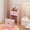 Pink, variant on 3-in-1 Dressing Table with LED Vanity Mirror, Makeup Desk with 3 Color Lighting Modes, 2 Smooth Sliding Drawers & Hidden Storage Stool for Bedroom, White