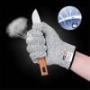 Cut Resistant Gloves Level 5 Anti Puncture Wear Resistant Kitchen Safety Gloves For Mandolin Grating Slicing Fishing Food Handling(15*16*1Cm)