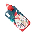 thumbnail image 3 of Christmas Mobile Phone Case Snowflake Santa Claus TPU Protective Cover, Replacement for iPhone X/XS, Type 7 Workhe, 3 of 8