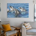 thumbnail image 6 of Beautiful Dolphins In The Gulf Of Eilat Canvas Art Poster And Wall Art Picture Print Modern Family Bedroom Decor Posters,Unframe-style,16x24inch(40x60cm), 6 of 8