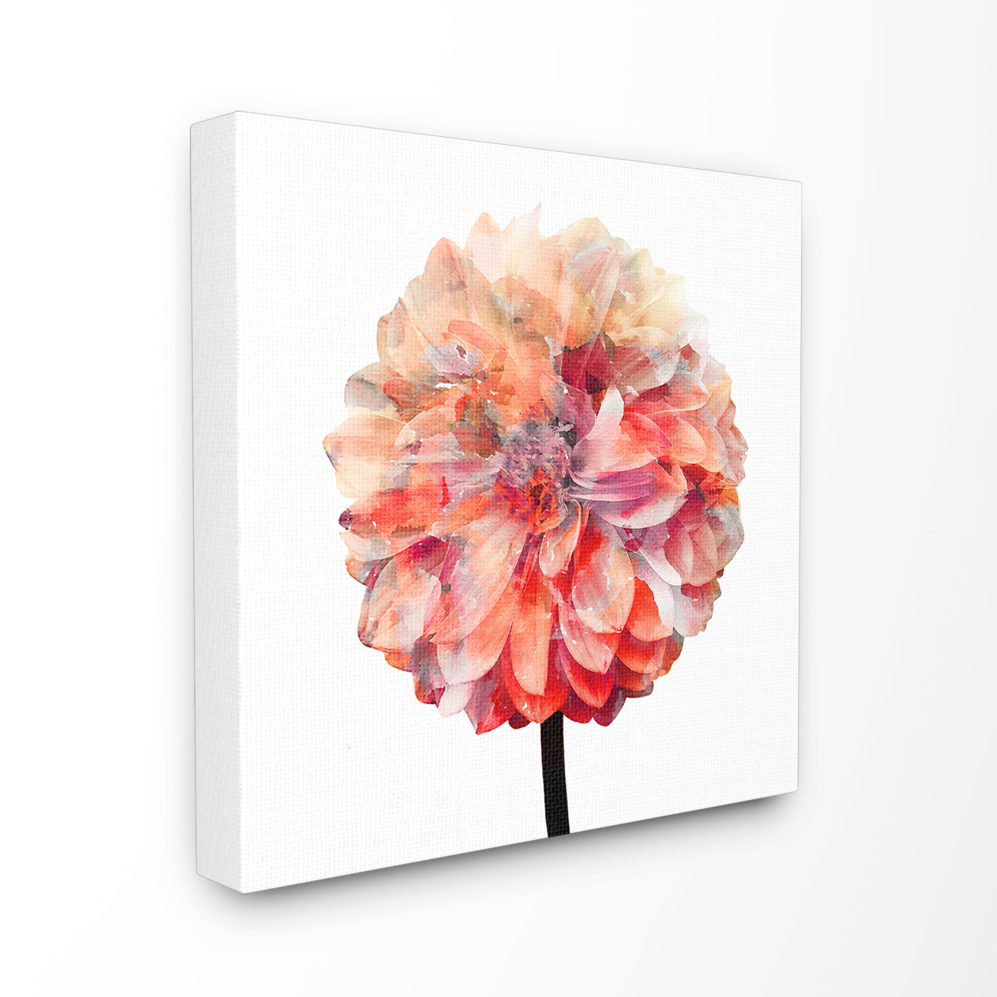 Coral Gray Bathroom Wall Art Picture Prints Decor Floral Peony Dahlia Quotes Art