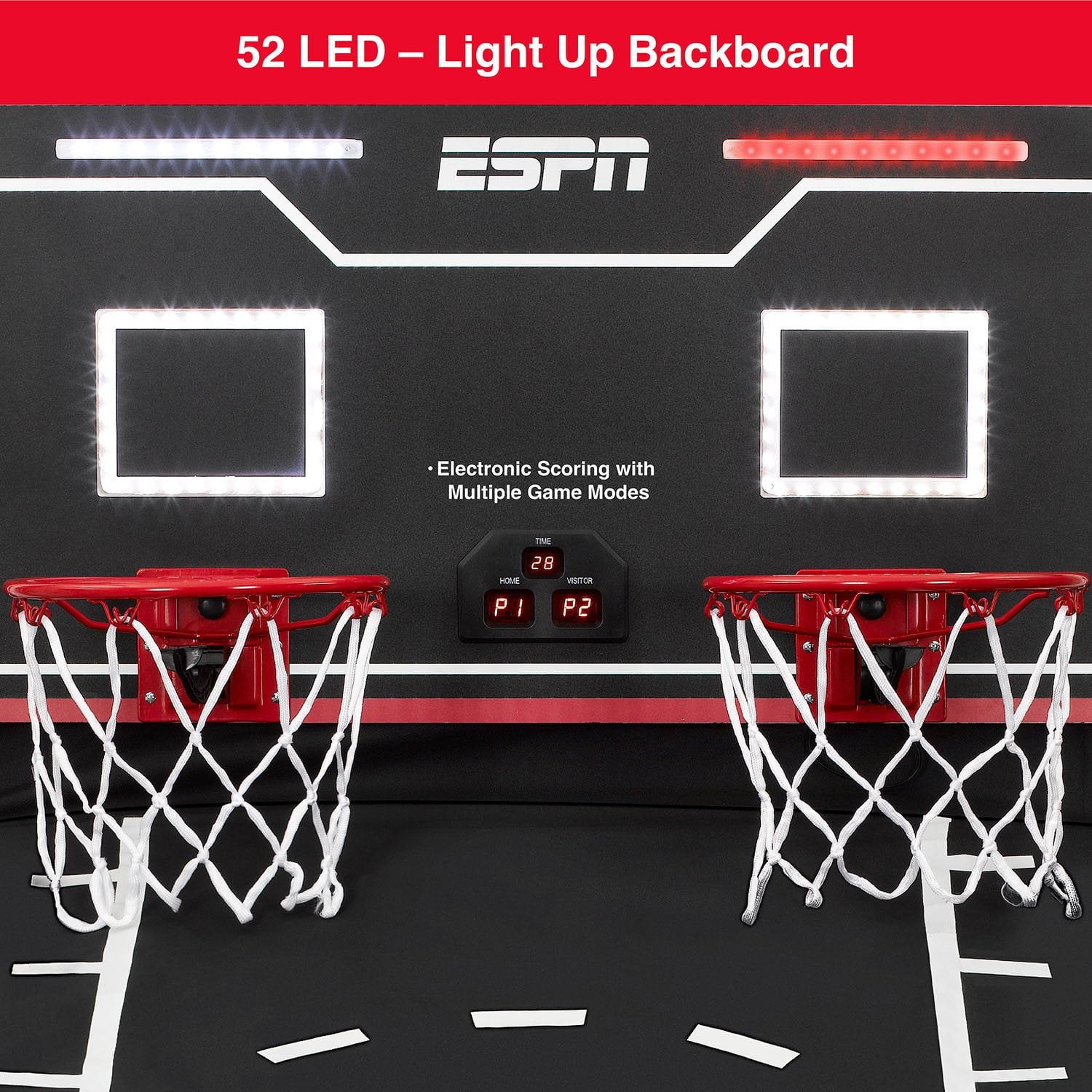 ESPN Pro Competition LED 2-Player Arcade Basketball