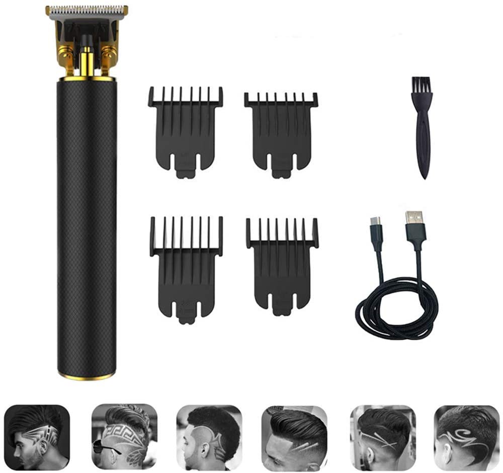 Professional Cordless Hair Trimmer USB Rechargeable Beard Trimmer Men's
