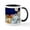 White/Black Inside, variant on CafePress - Moon Viewing Cats Mugs - 11 oz Ceramic Mug - Novelty Coffee Tea Cup