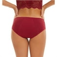 thumbnail image 3 of VOOPET 4 Pack Leakproof Menstrual Period Panties Women Period Underwear Physiological Pants Waterproof Briefs Plus Size Teens Menstrual Panties, 3 of 9