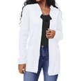 thumbnail image 5 of Blazers for Women Knit Cardigan Open Front Coat Long Sleeve Notch Collar Elegant Blazer Jacket, 5 of 8