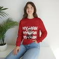 thumbnail image 7 of My Man Santa Unisex Heavy Blend™ Crewneck Sweatshirt, 7 of 7
