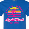 thumbnail image 4 of Inktastic Summer Enjoy the Sunshine Myrtle Beach South Carolina Pink T-Shirt, 4 of 5
