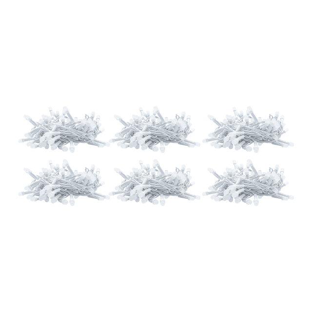 Serie Navideña Luz Led Blanca Fría Importadora La Merced 50 Focos 3 m Paquete 6 pz Alta Resistencia