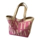 thumbnail image 3 of Bolso Mano para Mujer Hombro Con Letras Lona ​​bolso Transporte Moderno () Blanco, 3 of 8