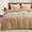 Camel, variant on EMME Faux Fur Duvet Cover Queen Size, 3 Pieces Ultra Soft Fluffy Comforter Cover, Cozy Warm for Winter, Luxury Elegant Shaggy Bubble Bedding Sets , 1 Duvet Cover & 2 Pillow Shams (Queen, Camel)