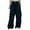 Black, variant on breaise High Waisted Cargo Pants Boys Girls Combat Military Trousers Summer Wide Legs Hiking Pants