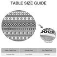 thumbnail image 6 of Elastic Edge Round Table Cover Boho Floral, 44 Inch Fits 38"-42" Tables, Durable & Wipe Clean for Birthday Parties and Events, 6 of 7