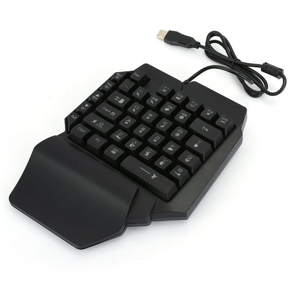Keyboardfor PUBG,OneHanded Keyboard for PUBG One Handed Keyboard Left Gaming Keyboard High-Intensity Output