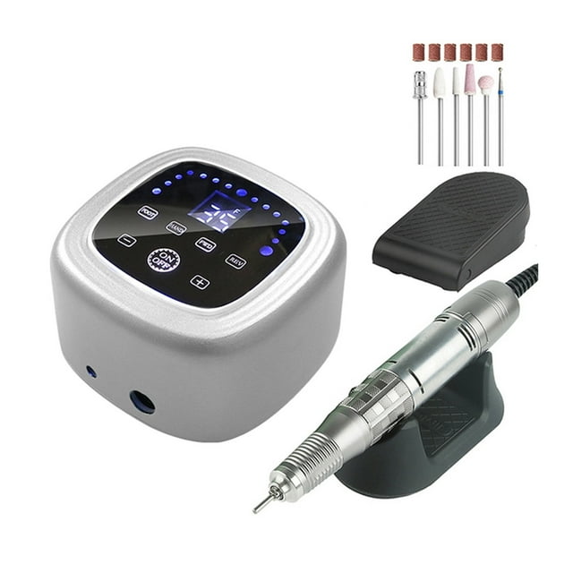 High Power Nail Drill, 35000 RPM Manicure Machine, Milling Cutter Pedicure, Electric Nail File, Professional Nail Art Tool ,Easy to Use