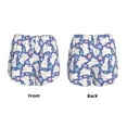 thumbnail image 6 of Sigee Cute White Rabbit for Women's Athletic Shorts High Waisted Running Shorts Pocket Sporty Short Gym Elastic Workout ShortsXX-Large, 6 of 9