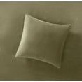 thumbnail image 5 of Brooklyn Loom Matte Cotton Velvet 20x20 Pillow in Green, 20 x 20, Cotton , Adult, All Season, OEKO-TEX Certified, 5 of 10