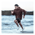thumbnail image 5 of Short Deportivo Hombre Con Licra Gym Correr 2pzs Talla: M Eo Safe Imports Negro +Verde, 5 of 5