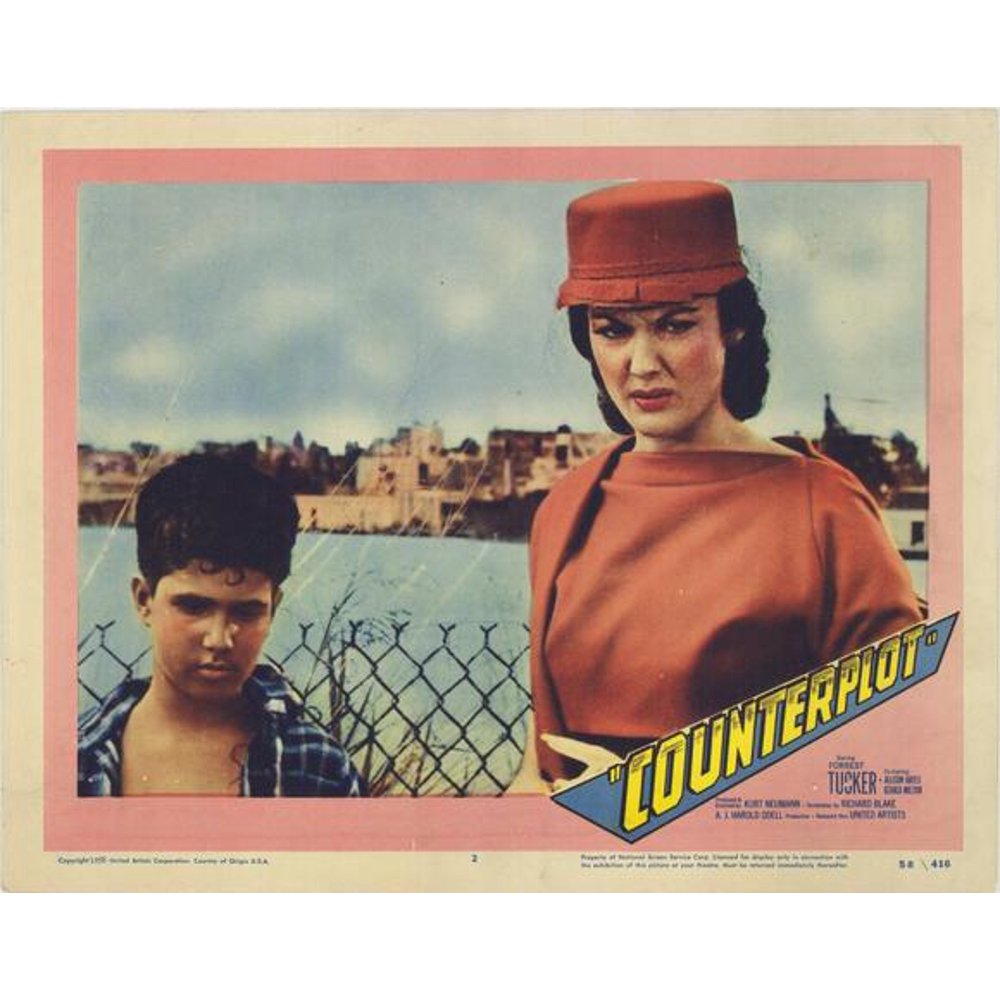 Counterplot movie POSTER (Style B) (11" x 14") (1958)