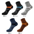 thumbnail image 3 of Alta Calidad 5 Pares Lote Hombres Calcetines de Algodón Negro Calcetines Deportivos Casual Run invierno Calcetines Hombres Transpirable Calcetín Masculino Sokken Talla38-45, 3 of 4