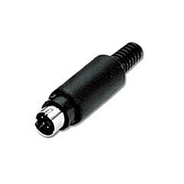 6 Pin Mini Din Connector Male Walmart Com