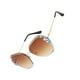 thumbnail image 4 of Sonducket Gafas de sol sin marco de PC para mujer - Protección 400 Cara ovalada Gafas de sol de cara cuadrada Rhinestone Tawny Leonado 10piezas, 4 of 6