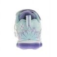 thumbnail image 6 of Disney Frozen Toddler Girls' Light Up Sneakers - Cyan Purple, 9, 6 of 8