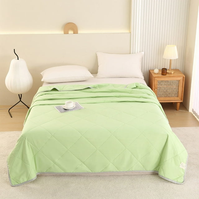 IBaodan Couverture Économies Liquidation Fibre de Soja Réfrigération Couette Fraîche Couette Coton Lavé Noyau de Couette Simple Lavable en Machine Couette Fine Cadeaux Maison