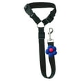 thumbnail image 2 of Dog Car Seat Belt with Flower Headrest Restraint Seatbelt Adjustable Pet Safety Leads for Dog Harness Collar Travel Daily Use (Black), 2 of 5