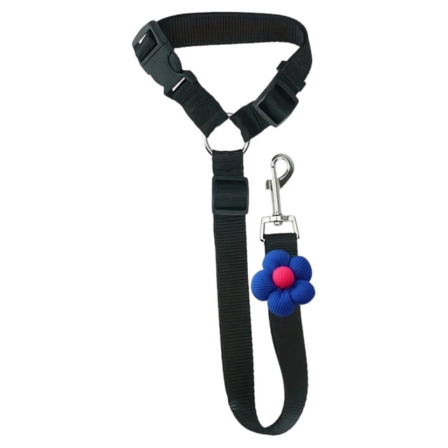 Retractable Pet Car Leash with Chest Harness and Headrest Tether for Safe Vehicle Travel