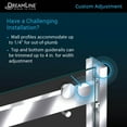 thumbnail image 3 of DreamLine Essence-H 56-60 in. W x 76 in. H Semi-Frameless Bypass Shower Door in Brushed Nickel, 3 of 12