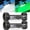 White & Green 2PCS, variant on HUICHENG UTV Dome Light, Battery Powered Universal Roll Bar Mount LED Interior Light, Chase Lights Map Lights for UTV SXS Polaris RZR Can Am Honda Kawasaki Yamaha Golf Cart Car, White & Red (2 Packs)