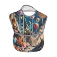 thumbnail image 2 of Hirioo Starry Sky Planet Lollipop for Baby Waterproof Pocket Bib Adjustable Closed for Babies Toddlers with Large Pocket 6-24Months, 2 of 8