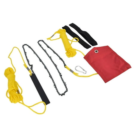 Hand Rope Chain Saw, 48 Inch 63 Knots 65 Manganese Steel High Reach ...