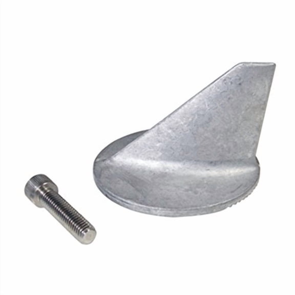 Marine Pro Anode, Trim Tab w/Bolt Alum Compatible with  40-200hp R/MR/Alpha I 1983-1990