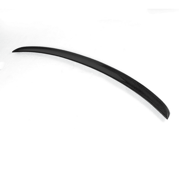 Ikon Motorsports Compatible with 09-16 Audi A4 B8 Sedan OE Style Trunk Spoiler Wing - Matte Carbon Fiber