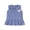 Blue, variant on BemeyourBBs Little Toddler Baby Girls Baseball Dress Summer Outfits Clothes A-line Tank Dress Sleeveless Doll Collar Baseball Embroidered Striped Dress