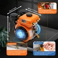 thumbnail image 2 of ToppiJoy 3000rpm 196CC 4-Stroke Durable Diesel Engine Air-Cooled Single Cylinder Machinery, 2 of 12