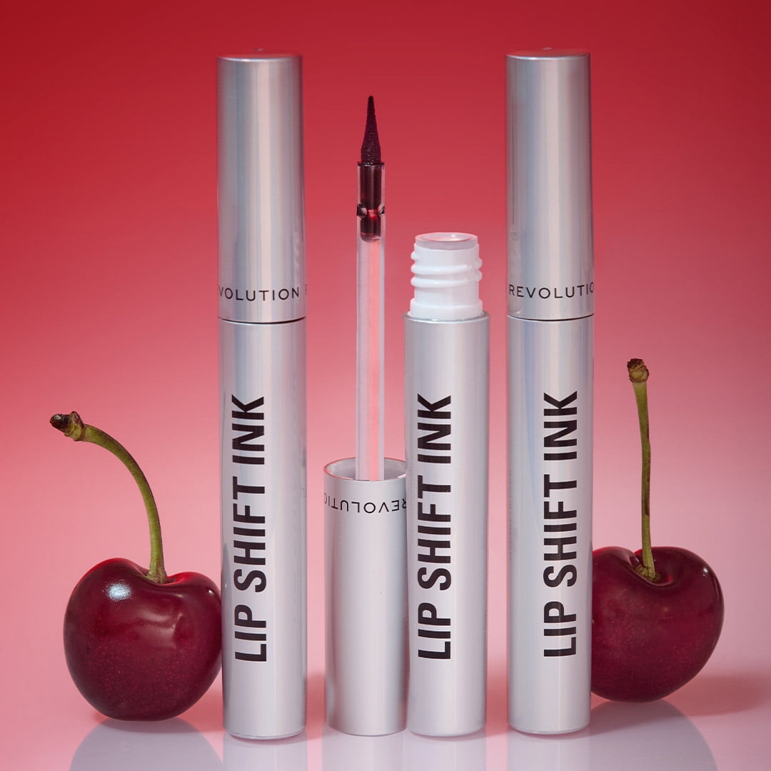 Revolution Lip Shift Ink Peel Off Lipliner Stain, Matte Lip Plumping Liner, Rose Inked