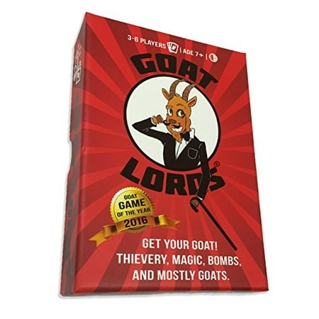 Goat Lords -- Hilarious and Competitive New Card Game, Best for Adults, Teens, and Kids, Ages 7 and Up. Awesome Party Game for (Best Card Games For 2019)