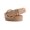 Khaki, variant on HUANLEDASH Women Belt Solid Color Wide Anti-break Adjustable Multi Small Holes Match Clothes Alloy Buckle Smooth Dress Waistband Clothes Accessory