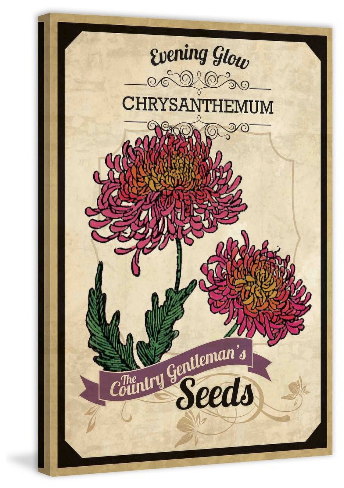 Marmont Hill "Flower Packet Chrysanthemum" Painting Print on Canvas