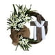 thumbnail image 2 of Easter Wreath Spring Door Hanging Decoration, Festive Religious Symbolism, Home Wall Decor, Spring Festival Celebration, Religious Home Decor, Festival Wall Hangings, Metal Frame, Wooden, 2 of 6